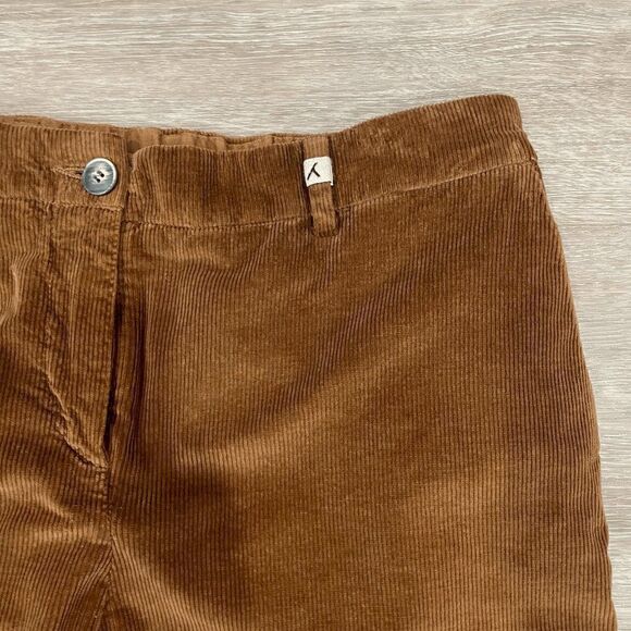 Myths Mens Brown High Rise Boot Cut Corduroy Pants Size 48 - Picture 6 of 10